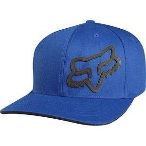  Fox Racing Signature Flexfit Hat   X Small/Small/Blue 