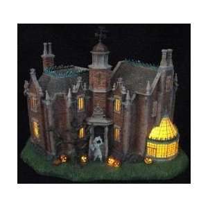  Disney Village Haunted Mansion House Light Up Figurine 