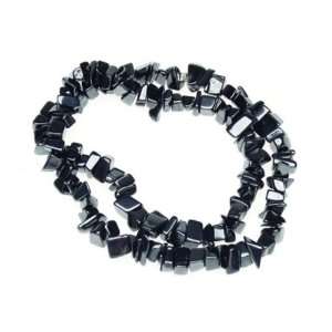  Darice(R) Stone Chip Beads   16 Inch /Hematite