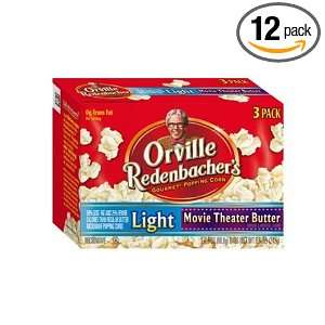 Orville Redenbachers Gourmet Microwavable Popcorn, Movie Theater 