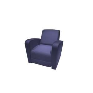  National Reno Fabric One Seat Lounge Chair, Cornflower 