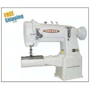  Consew 387RB 2 Heavy Duty, Cylinder Arm, Two Needle, Drop 