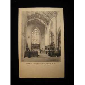  Chancel, Trinity Church, Geneva, New York PC ca. 1910 not 