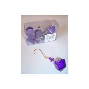  Box of 6 Purple 1 Acrylic Diamond Prisms