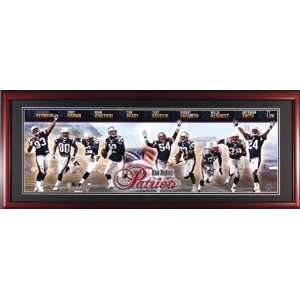  New England Patriots Panoramic   Framed
