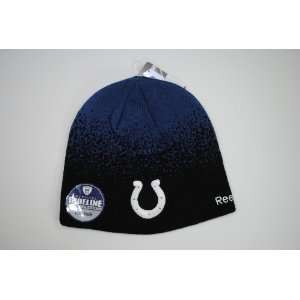   Colts Reebok Sideline Speckle Beanie Cap Winter Hat 