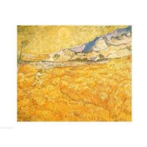  The Harvester Finest LAMINATED Print Vincent Van Gogh 