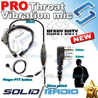 Heavy Duty VOX Throat Mic PX 777 PX 888 Quansheng TGUV2  