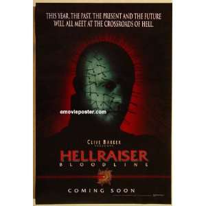 HELLRAISER BLOODLINE DS teaser one sheet movie poster 96 Clive Barker