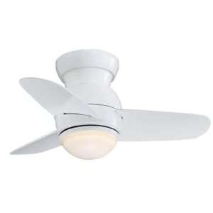  Minka Aire Spacesaver White 26 Inch Ceiling Fan