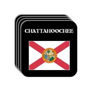  US State Flag   CHATTAHOOCHEE, Florida (FL) Set of 4 Mini 