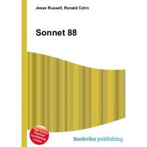  Sonnet 88 Ronald Cohn Jesse Russell Books