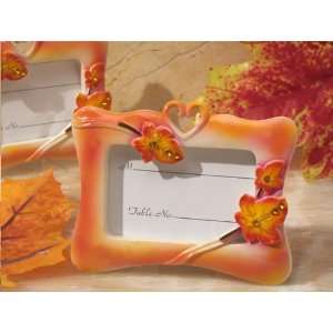    Baby Keepsake Splendid Autumn themed Place card Photo frame Baby