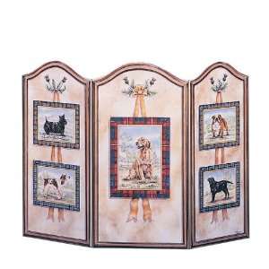  5 Dog Fireplace Screen