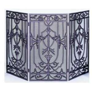  3 Panel Bronze Cast Aluminum Screen With Removable