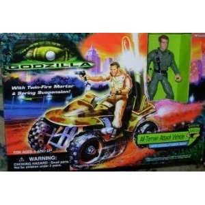   Godzilla All Terrain Attack Vehicle with Figure Playset Toys & Games