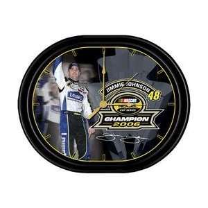   Johnson 06 NEXTEL Cup Champion Molded Clock   Jimmie Johnson One Size