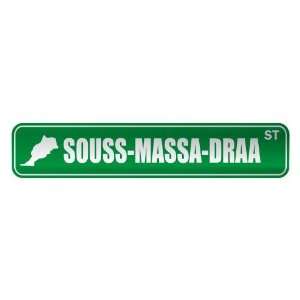   SOUSS MASSA DRAA ST  STREET SIGN CITY MOROCCO