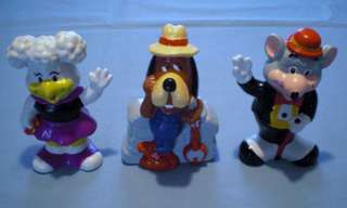 Chuck E. Cheese 1990s Character Coin Banks Set of 3  