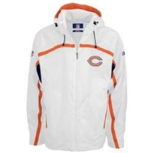  Men`s Chicago Bears Midweight White Centurion Jacket 