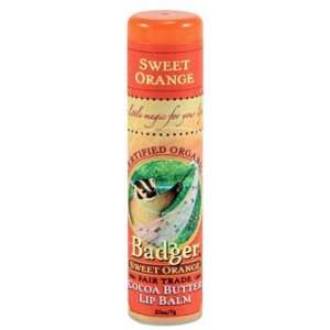  Badger Sweet Orange Cocoa Butter Lip Balm Organic Other 