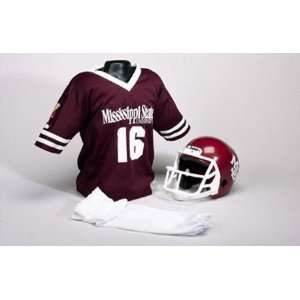 Mississippi State Bulldogs Kids Small Collegiate Helmet & Uniform Set 