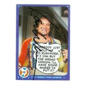   autographed trading card Mork & Mindy Robin Williams 