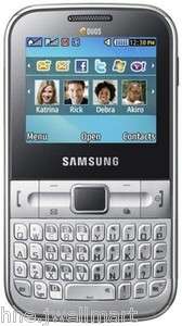 Samsung Chat C3222   Silver Dual SIM Unlocked With Sealed Box & Free 