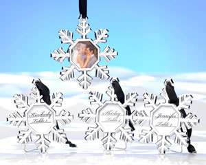 96   Snowflake Place Card Holder Ornament Wedding Favor  