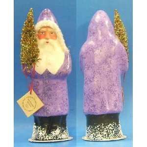  Ino Schaller Paper Mache Lavender Santa