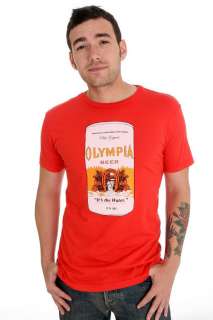 Worn Free Kurt Cobain Olympia Beer T Shirt  