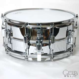   LB402BB 6.5 X14 Chrome Over Brass Snare Drum Blue & Olive  