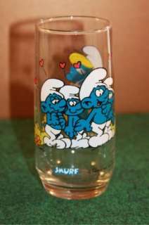 Vintage Smurf Glass 1982 SMURFETTE Drinking Glass  