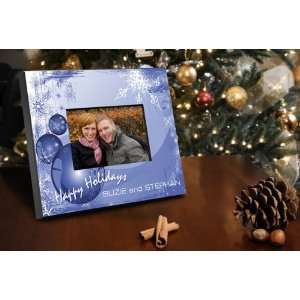  Personalized Blue Christmas Picture Frame Baby