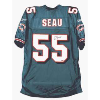 Signed Junior Seau Jersey   TEALDOLPHINS  Sports 
