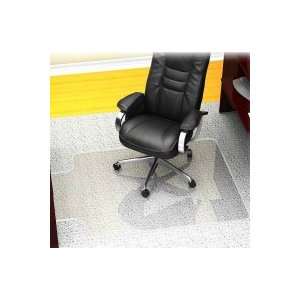  Edge Glass Clear Chair Mat For Medium Pile Carpet