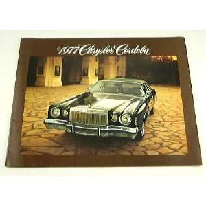  1977 77 Chrysler CORDOBA BROCHURE 