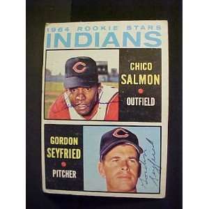  Chico Salmon & Gordon Seyfried Cleveland Indians #499 1964 