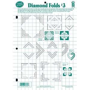   Hot Off The Press   Diamond Folds #3 Template Arts, Crafts & Sewing
