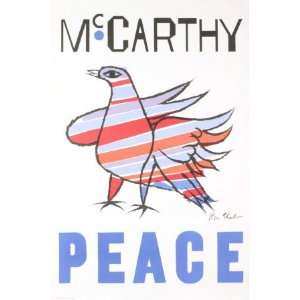  Peace McCarthy by Ben Shahn, 25x38