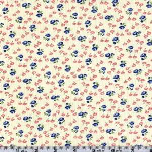  45 Wide Back Porch Prints Dainty Floral Pink Fabric By 