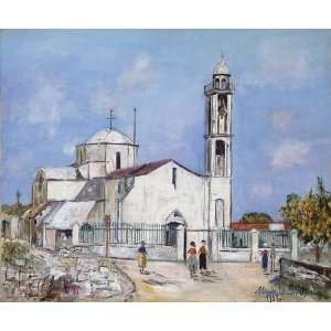   Utrillo   32 x 26 inches   Church of Paphos (Chypre)