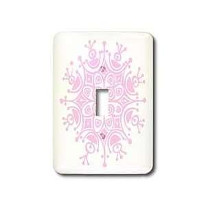 TNMGraphics Christmas   Pink Snowflake   Light Switch Covers   single 
