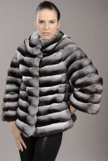 Brand New Empress real Chinchilla full skin fur jacket   All Sizes 