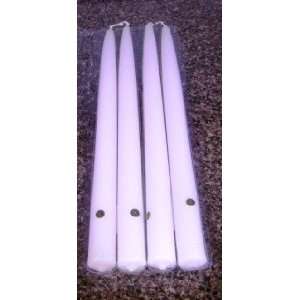 Colonial Candle White 12 Inch Taper Handipt Dripless   Single Candle