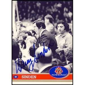  Harry Sinden 1972 Team Canada Autographed/Hand Signed 
