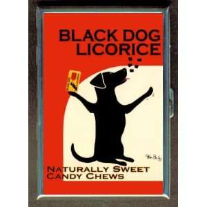  BLACK DOG LICORICE RETRO AD ID CIGARETTE CASE WALLET 