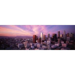High Angle View of the City, Los Angeles, California, USA by Panoramic 