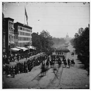 Civil War Reprint Washington, District of Columbia. The Grand Review 