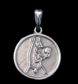 Cute Scooby Doo Pendant Charm Sterling Silver Dog puppy  